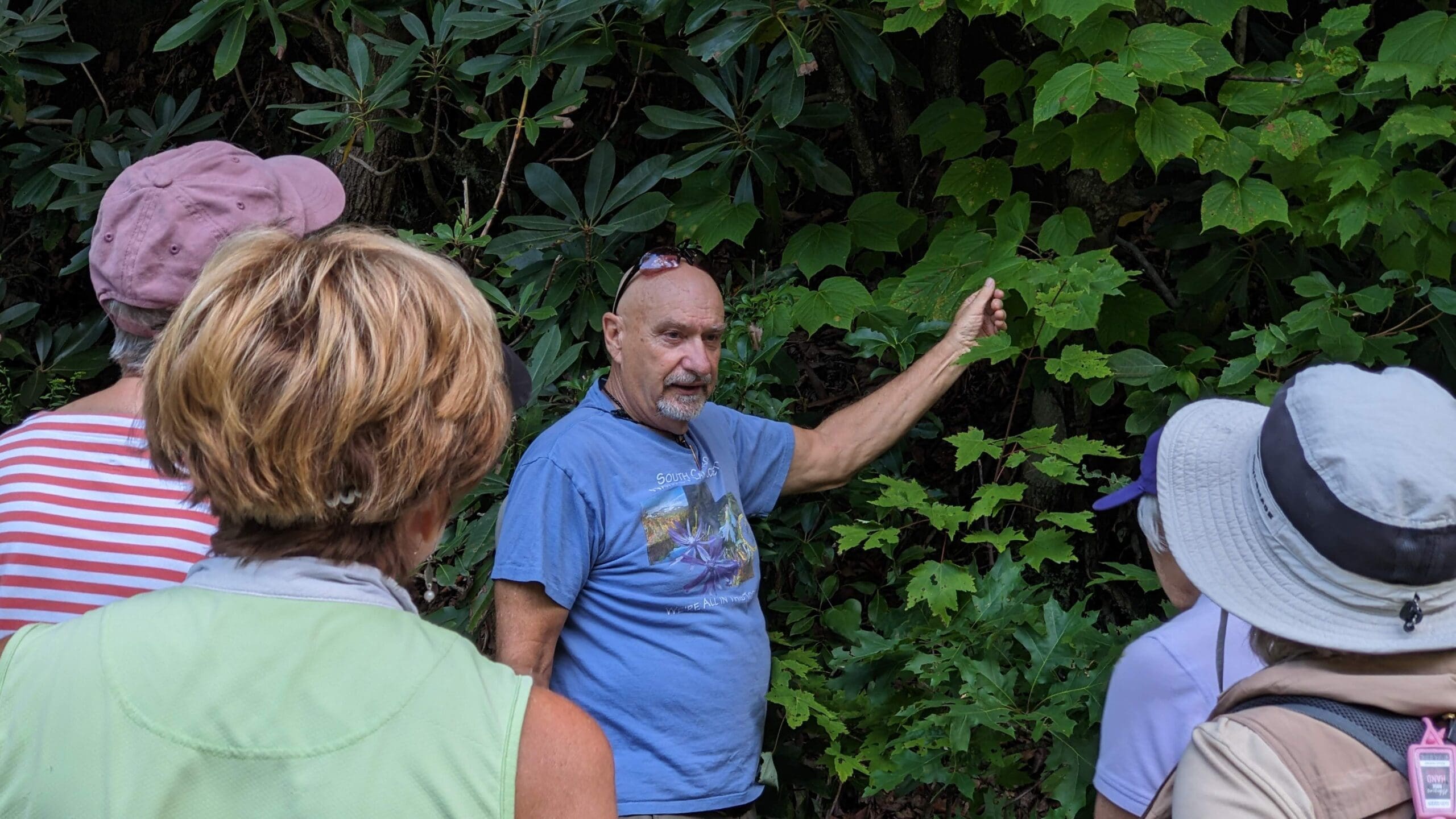 Rick Huffman leading a field trip